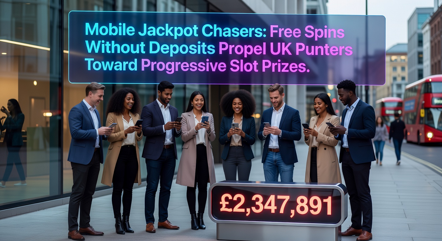 Close-up of a progressive jackpot screen on a mobile device showing climbing prize meters and free spin activations