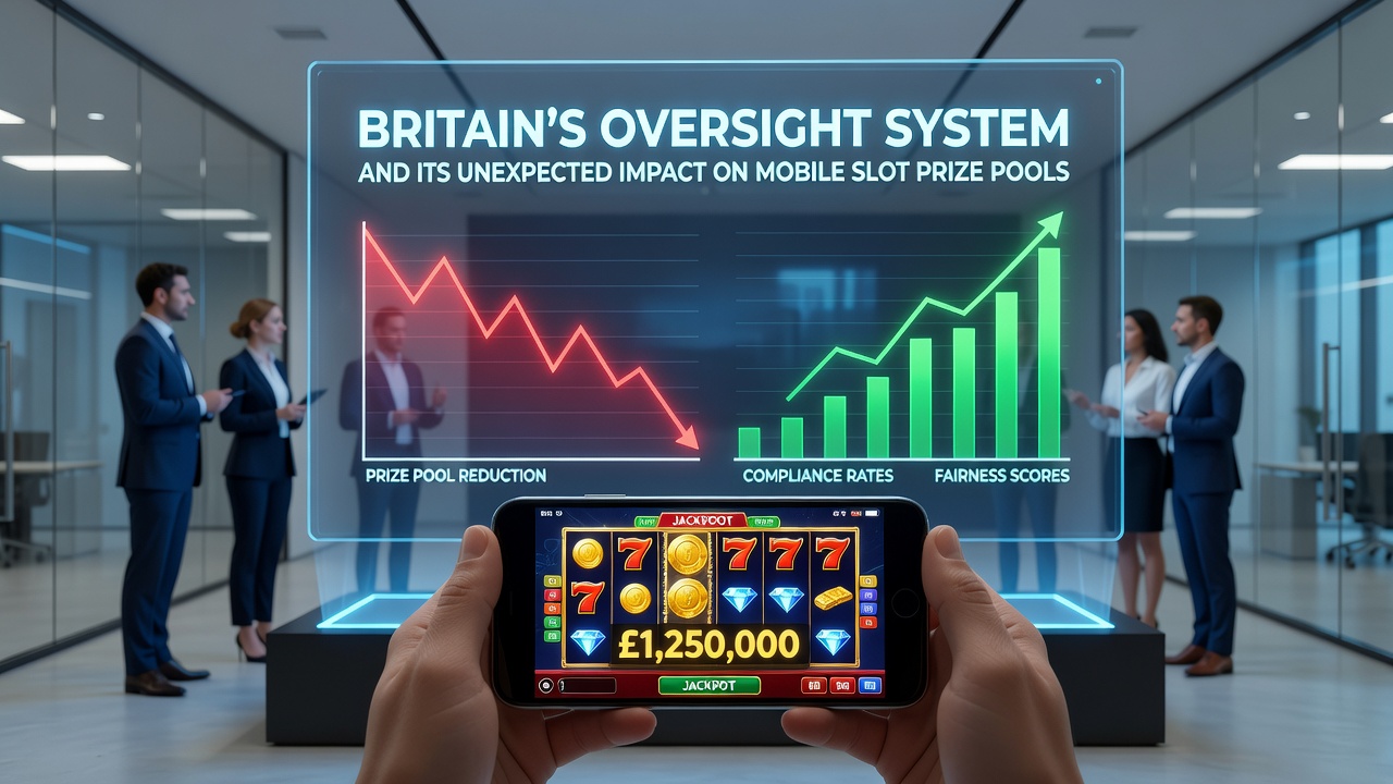Britain's regulatory oversight influencing mobile slot prize pool structures