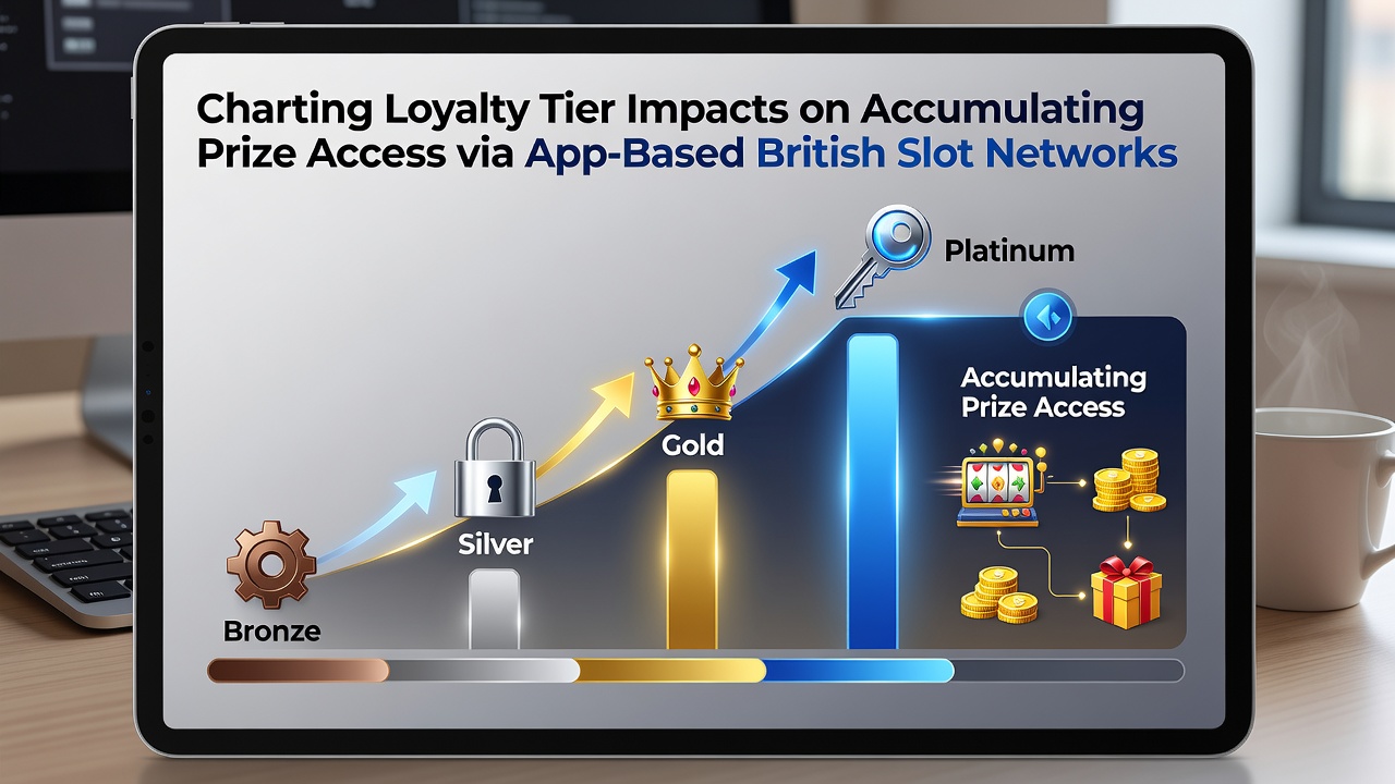 Mobile app dashboard showing loyalty tier status alongside accumulated prize points and reward milestones