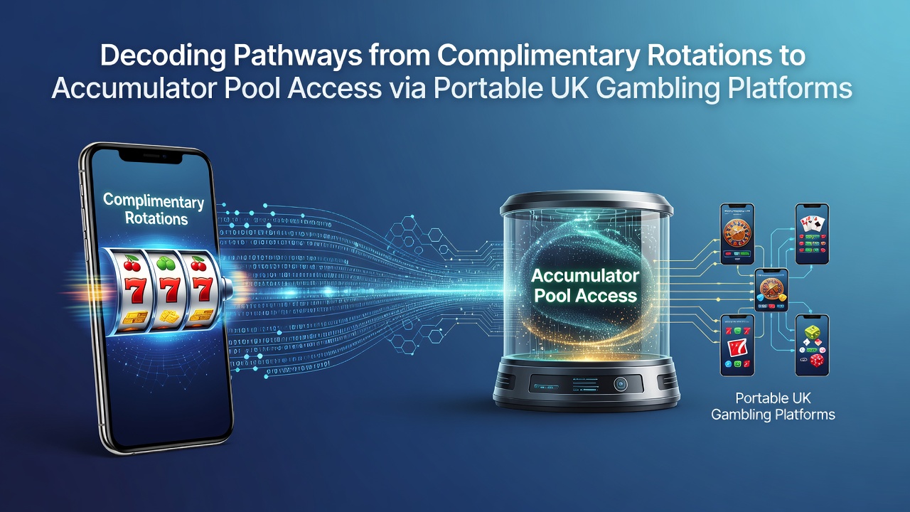 Illustration showing mobile device interfaces connected to progressive jackpot networks