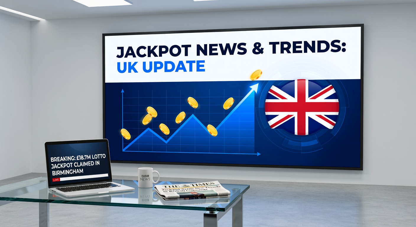 EuroMillions jackpot announcement graphic showing UK winners and prize amounts