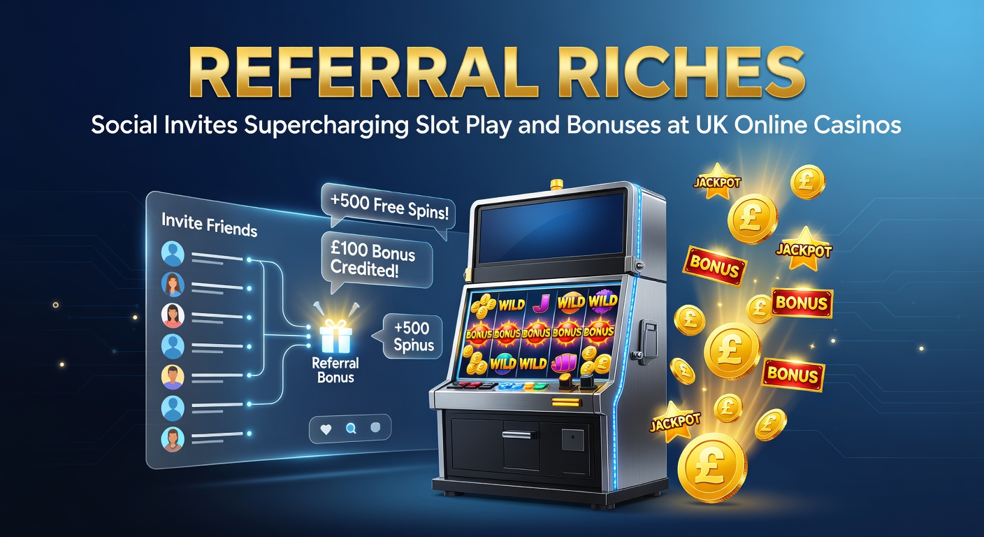 Players sharing referral links on social media to unlock casino bonuses for slot games