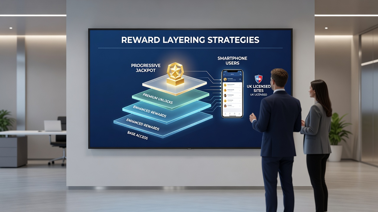 Close-up of mobile screen showing stacked rewards, loyalty points, and progressive jackpot counter in a UK casino application