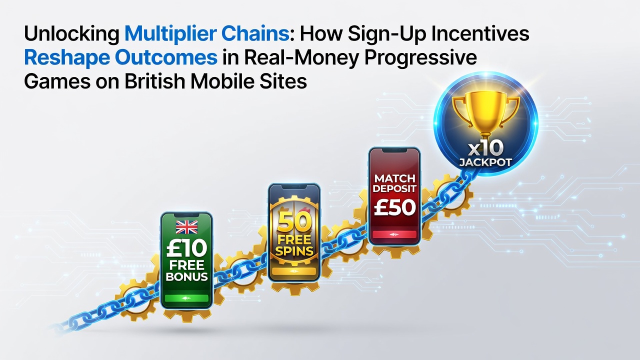 Mobile device displaying progressive slot interface with multiplier indicators active during gameplay